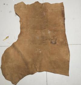 收来的罗汉牛皮画全手工绘画