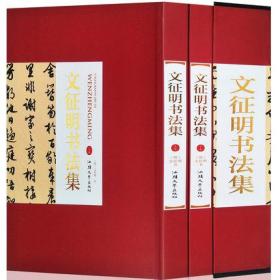 文征明书法集（16开精装全2册）铜版纸印刷 文征明行书字帖大字典 文征明小楷全集 文征明书法作品集