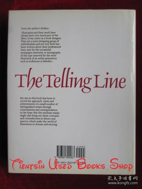 The Telling Line: Essays on Fifteen Contemporary Book Illustrators（英语原版 精装本）故事主线：15位当代图书插画家的随笔