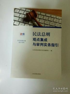 民法总则观点集成与审判实务指引