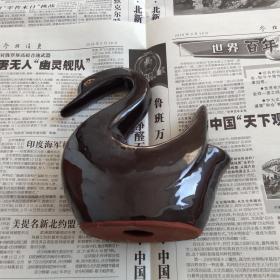 紫砂鹤