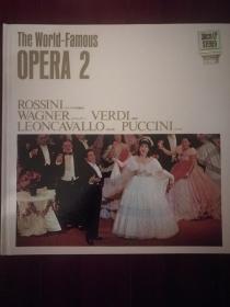 世界名曲集《歌剧2》 
内容：罗西尼《塞维利亚理发师》瓦格纳《唐豪瑟》威尔第《茶花女》普契尼《托斯卡》
表演者：中泽桂（1933-）森正（1921-1987）藤原歌剧团，东京交响乐团