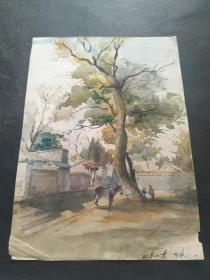 书亭作品 北京小景 57年作品