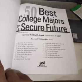 50 best college majors for a secure future【16开原版如图实物图】