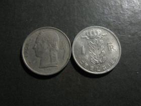现货比利时1法郎硬币 50枚散装  年份随机发货