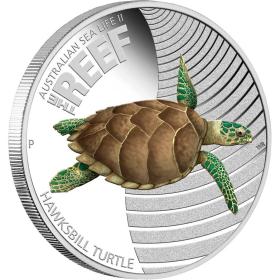 2011年澳大利亚发行海龟半盎司彩色精制纪念银币