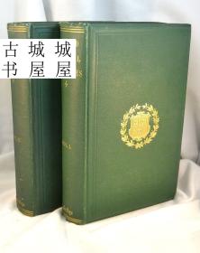 稀缺， 《 哈佛大学纪念传记，内战 2卷全 》约1866年出版