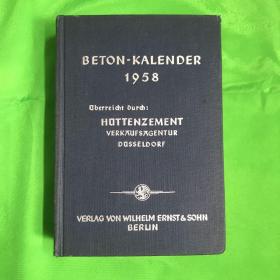 BETON-KALENDER1958