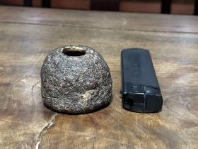 玻璃底桔皮匏器文房水盂，不议价。