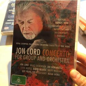 jon lord concerto音乐会1dvd.1cd进口