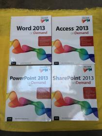 Access 2013 on Demand+Word 2013 On Demand +SharePoint 2013 on Demand+Powerpoint 2013 On Demand（4本合售）英文原版