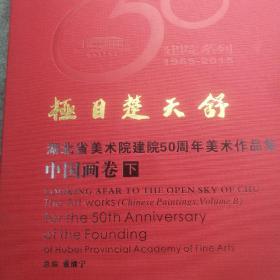 《极目楚天舒～湖北省美术院建院50周年美术作品集》全13册+《图片纪实卷》一册，净重42公斤