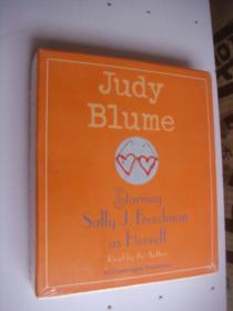 JUDY BLUME:Starring Sally J. Freedman as Herself (原声CD盒)   (Read by the Author,an unbridged production,6 hours 31min. 6 compact discs) 未拆盒 原价USD34.00