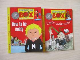 ADVENTURE BOX MORE THAN A BOOK：how to be nasty、carl's curler crisis【2册合售见图、004】