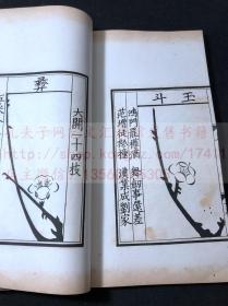 《宋雪岩梅花喜神谱》吴湖帆旧藏宋刊本 1928年中华书局印本 白纸原装16开二册全