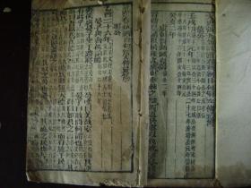 30-19.春秋左傳句解卷2.6二册