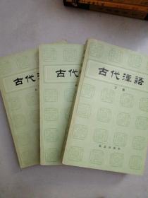 古代汉语 郭锡良等编（全三册）