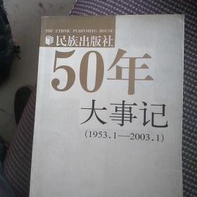 民族出版社50年大事记1953——2003