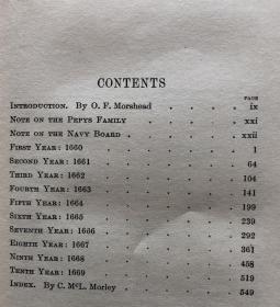 Everybody’s  Pepys    人手一册佩皮斯（佩皮斯日记 1660-1669略本 ） 彩布面精装   上书口刷红       品相好 封面有金饰佩皮斯肖像的这个版本极为罕见    带护封 ，护封有破损