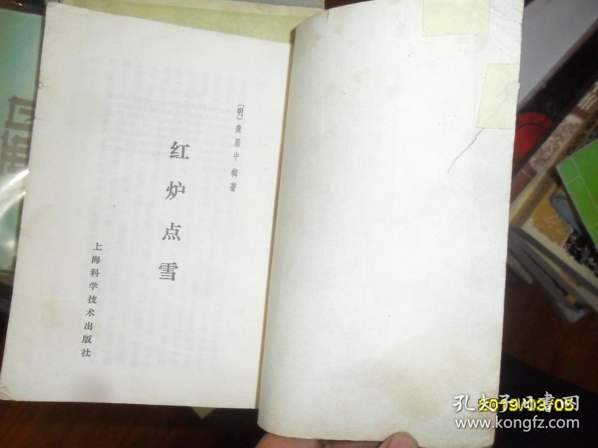 红炉点雪