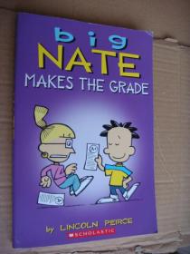 Big Nate Makes the Grade “我们班有个捣蛋王”系列-捣蛋王考了一百分     英文原版 连环漫画小16开