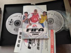 【游戏光盘】FIFA FOOTBALL 2004 2张CD +手册+游戏时间卡