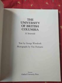 The University of British Columbia: A Souvenir（精装 英文原版 ）