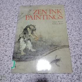 ZEN INK PAINTINGS【禅宗水墨画】8开原版精装，馆藏