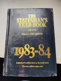 THE STATESMAN'S YEAR-BOOK  政治家年鉴（1983-1984）英文原版  精装