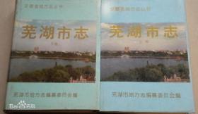 芜湖市志上下册（上册1993年2月，下册1995年4月）