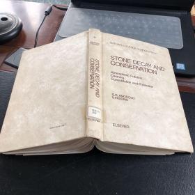 爱思唯尔英文原版 STONE DECAY AND CONSERVATION 材料科学专著。11 石头的腐蚀与保护 大气污染治理与保护