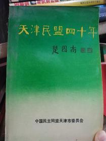 天津民盟四十年 正版二手