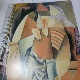 西班牙画家.毕加索画集52幅【以通用2000-2009年年历格式组册.16开活页，亦可做记事本//
