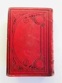 英文原版 The Poetical Works and Letters of Robert Burns 诗集 书信集 皮面精装 钢版画插图 1880年左右出版