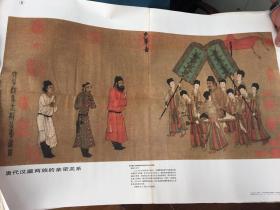 中国历史教学挂图--唐代汉藏两族的亲密关系