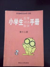 小学生生字、词语、数学手续（第12册）      南库东架5层