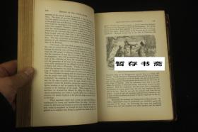 羊皮面精装大开 厚册《美国历史》1877年纽约出版， 大量地图与版画插图，精装【A POPULAR HISTORY OF THE UNITED STATES OF AMERICA】  雕刻版画插图