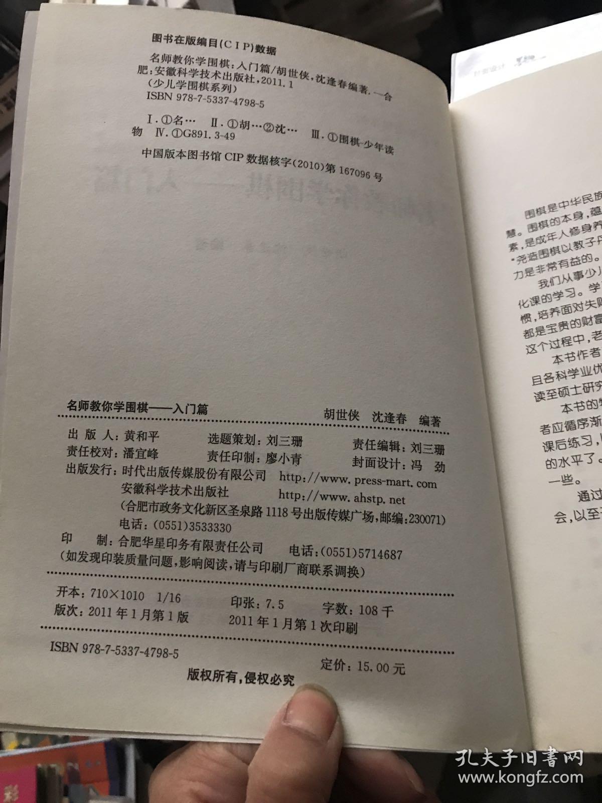 名师教你学围棋：入门篇