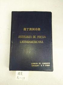 拉丁美洲诗集ANTOLOGIA DE  POESIA  LATINOAMERICANA