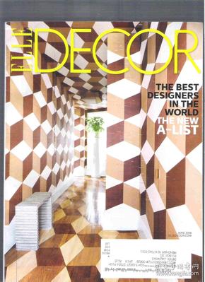 |国外装潢杂志| ELLE DECOR 2018年6月 原版英文装潢杂志