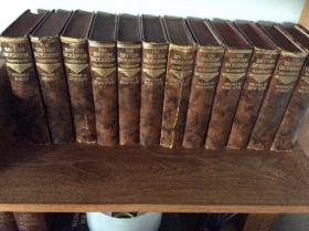 1933年 The British Encylopedia Set Of 12 上书口刷红 插图