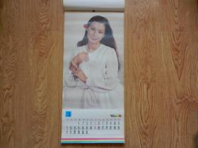 1989年老影星挂历-何赛飞方舒张静林陈琦吴丽捷李元（看描述）