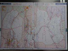 吐鲁番地区、哈密地区、巴音郭楞蒙古自治州地图（1：350万） 2013年 16开3页 阿克苏地区、阿拉尔市、和田地区地图（1：381万）