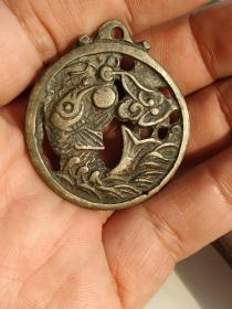 清代鲤鱼跃龙门花钱