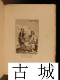 收藏版，极其珍贵  《旅途进入中国和鞑靼》版画与地图，1804年出版，精装