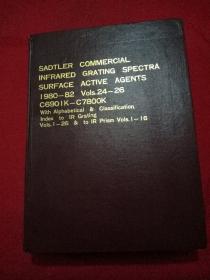 Sadtler Commercial infraed Grating Spectra Surface Active Agents商业红外光栅光谱一一表面活性剂 外文版