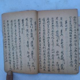 早期精抄医书一册<痘疹良方>以图为准