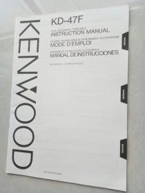 KENWOOD（KD-47F）全自动唱机使用说明书