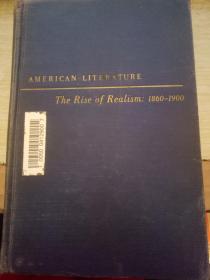 AMERICAN LITERATURE美国文学现实主义的兴起1860-1900