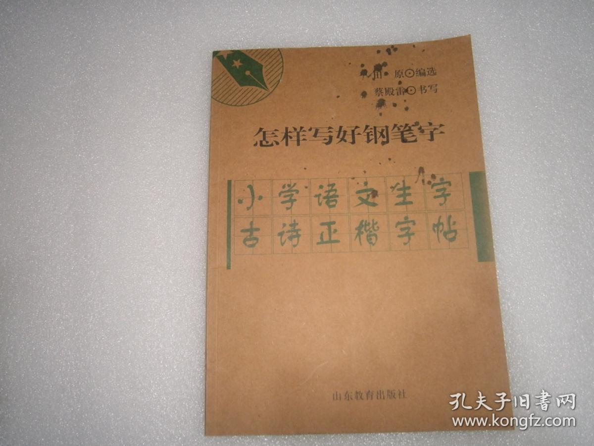 怎样写好钢笔字 小学语文生字古诗正楷字帖  AF238
